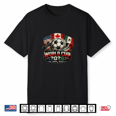 Soccer Football World Cup 2026 Usa Canada Mexico America Shirt
