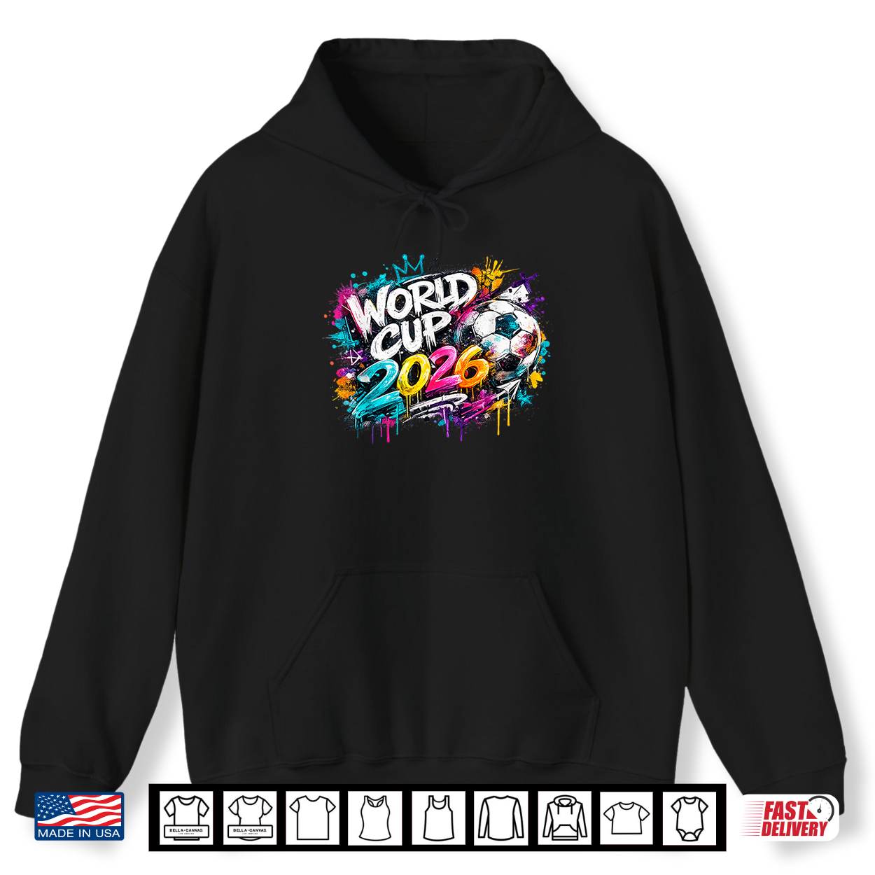 Soccer World Cup Wm 2026 Graffiti Shirt Soccer World Cup Wm 2026 Graffiti Shirt