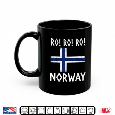 Mug Ro Ro Ro Norwegian Viking Norway Flag Culture Row Country Shirt