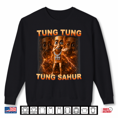 Sweatshirt Tung Tung Tung Sahur is Calling Scuba Dance Meme Shirt