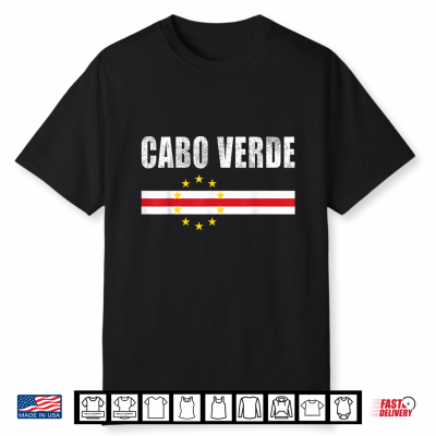 Cape Verde Flag Cape Verdean Proud Cabo Verde Shirt