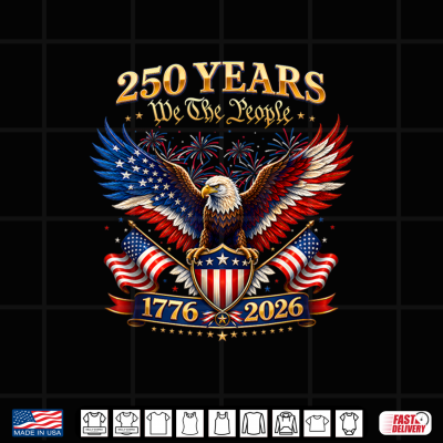 Design 250 Years American US 250th 4th of July 250 Anniversary USA Shirt