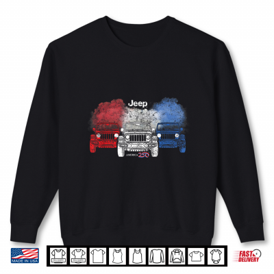 Sweatshirt Jeep America 250th Anniversary Frontline Official Shirt
