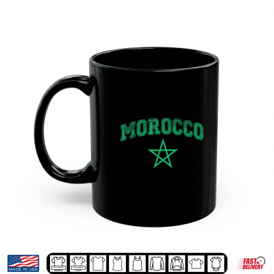Mug Morocco Flag Vintage Men Women Kids Shirt