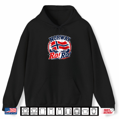 Hoodie Norway Flag Shirts and Norwegian Flag with Ro Ro Norway Shirt