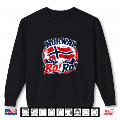 Sweatshirt Norway Flag Shirts and Norwegian Flag with Ro Ro Norway Shirt