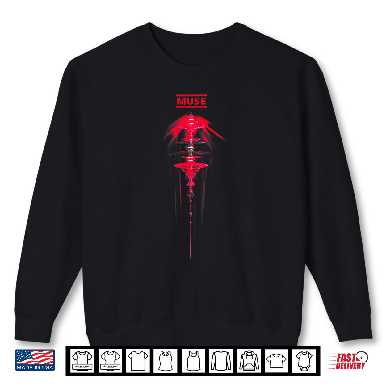 Official Muse The Wow Signal Ascending Satellite Shirt Official Muse The Wow Signal Ascending Satellite Shirt