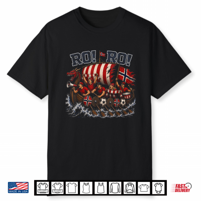 Ro Ro Norway Soccer Fan Chant Viking Row Supporter Vintage Shirt