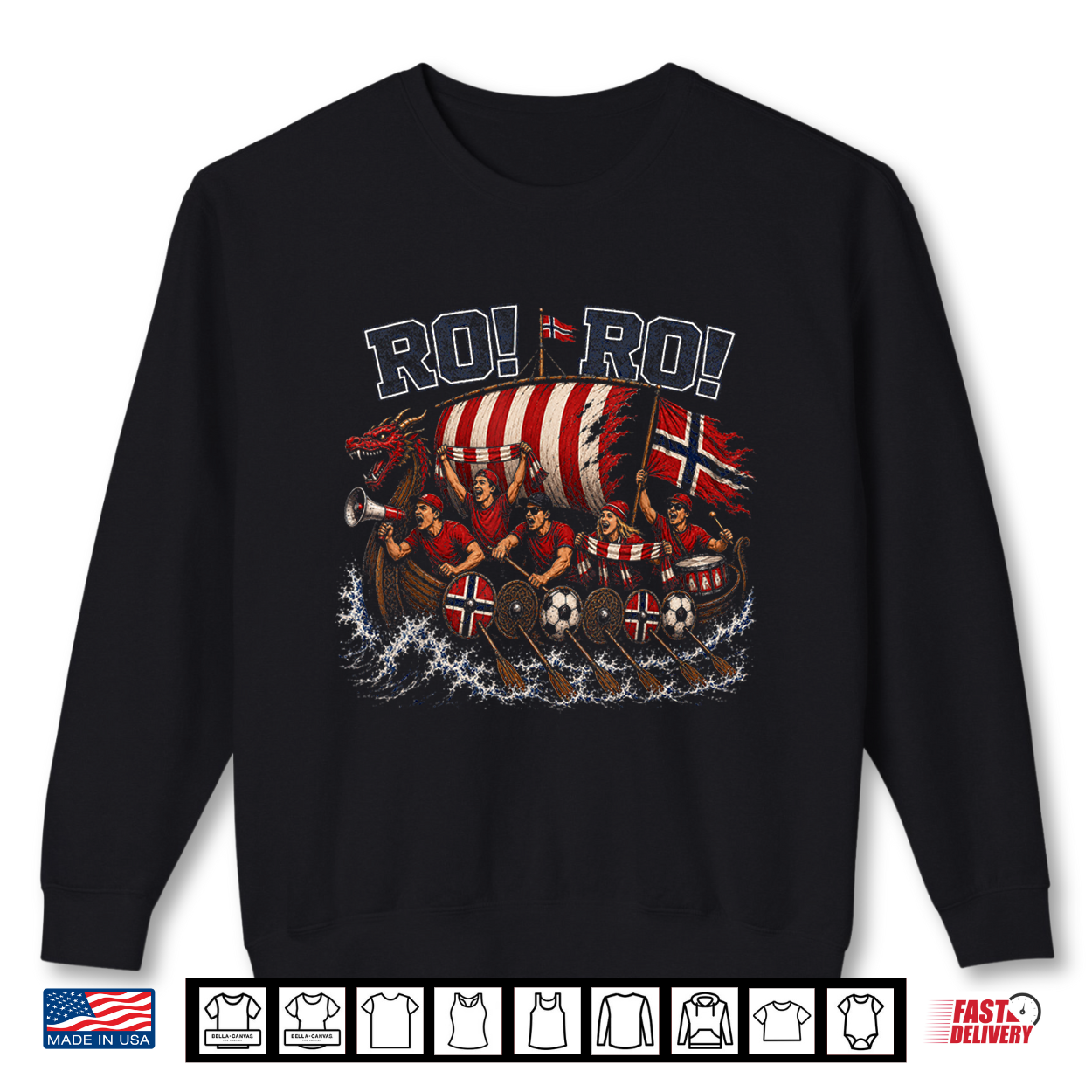 Ro Ro Norway Soccer Fan Chant Viking Row Supporter Vintage Shirt Ro Ro Norway Soccer Fan Chant Viking Row Supporter Vintage Shirt