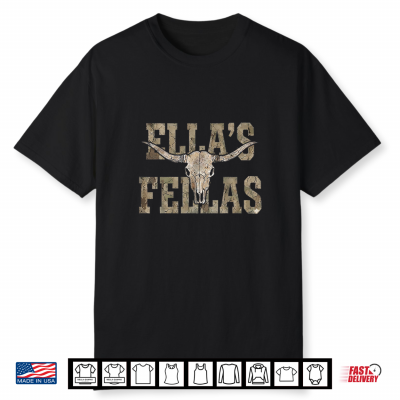 Vintage Ella Name Gifts For Men Boys Kid Fathers Day Shirt