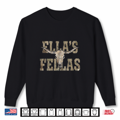 Sweatshirt Vintage Ella Name Gifts for Men Boys Kid Fathers Day Shirt