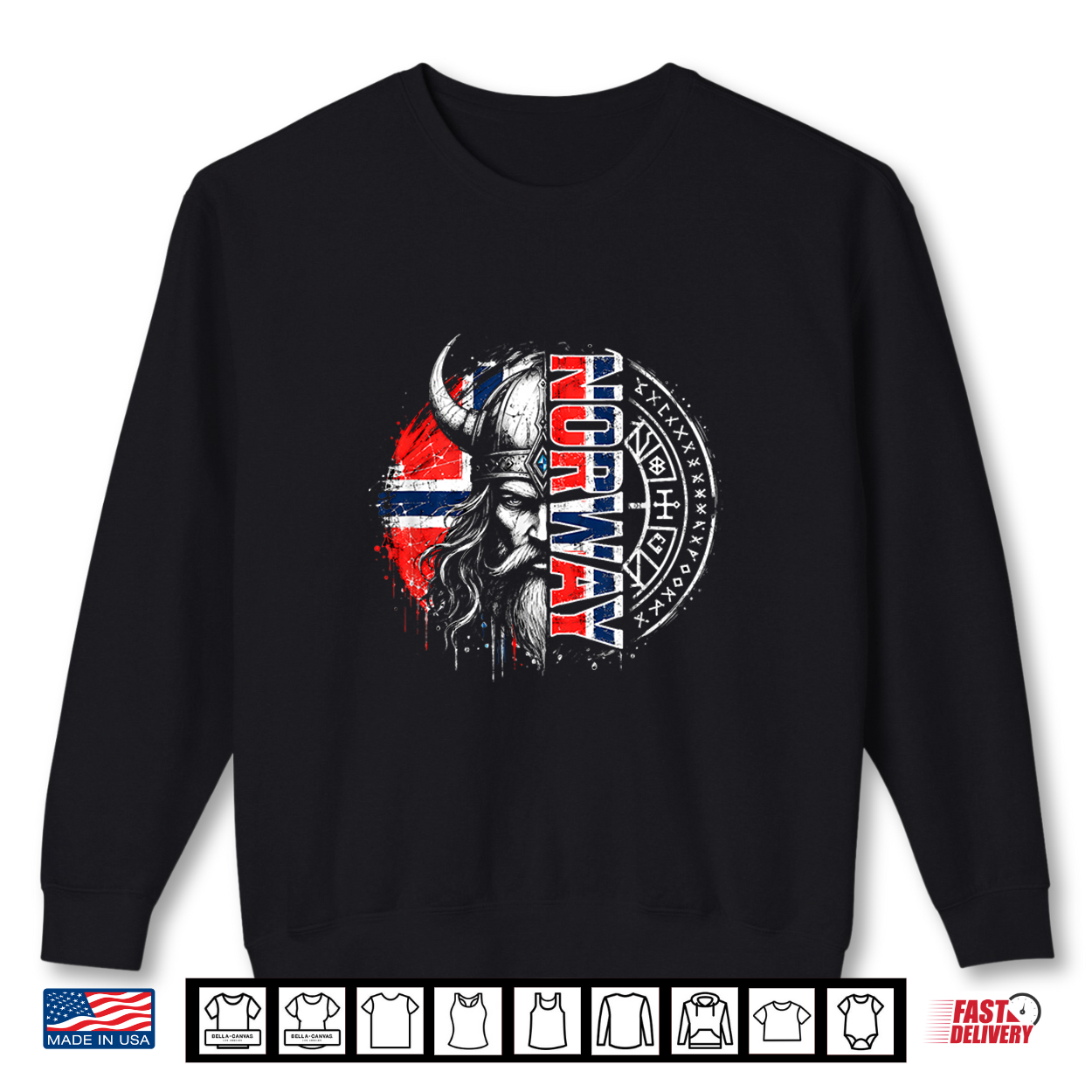 Vintage Norway Shirt With Norwegian Flag And Norge Gift Shirt