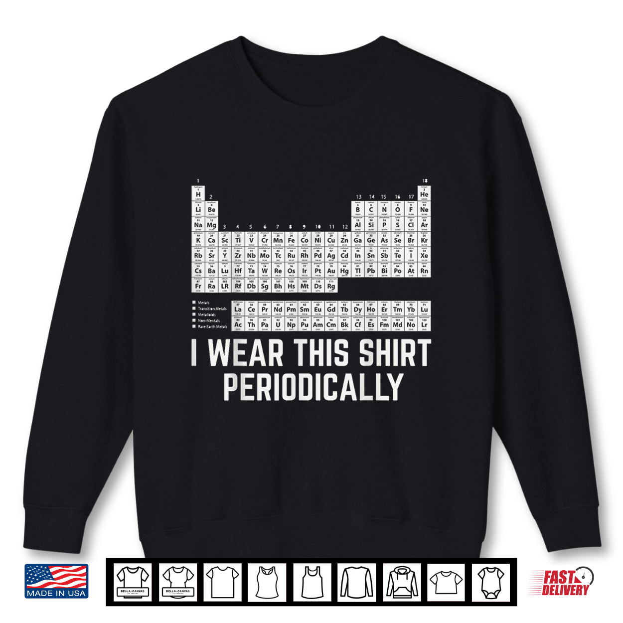 Chemistry Periodic Table I Wear This Shirt Periodically Shirt Chemistry Periodic Table I Wear This Shirt Periodically Shirt
