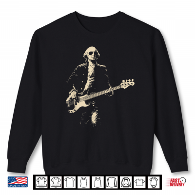 Sweatshirt Funny Bass Face Washington School History Musician Theme Shirt
