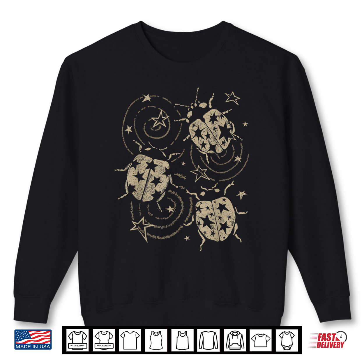 Grunge 2000S Ladybug Y2K Cute Alt 90S Vintage Star Dots Teen Shirt Grunge 2000S Ladybug Y2K Cute Alt 90S Vintage Star Dots Teen Shirt