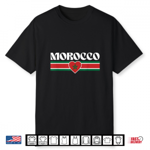 Morocco Maroc Moroccan Flag Shirt