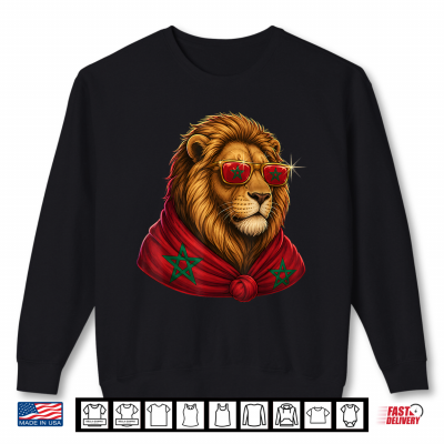 Morocco Flag Patriotic Moroccan Men Women Boys Girls Pride Shirt 2 Sweatshirt Morocco Flag Patriotic Moroccan Men Women Boys Girls Pride Shirt