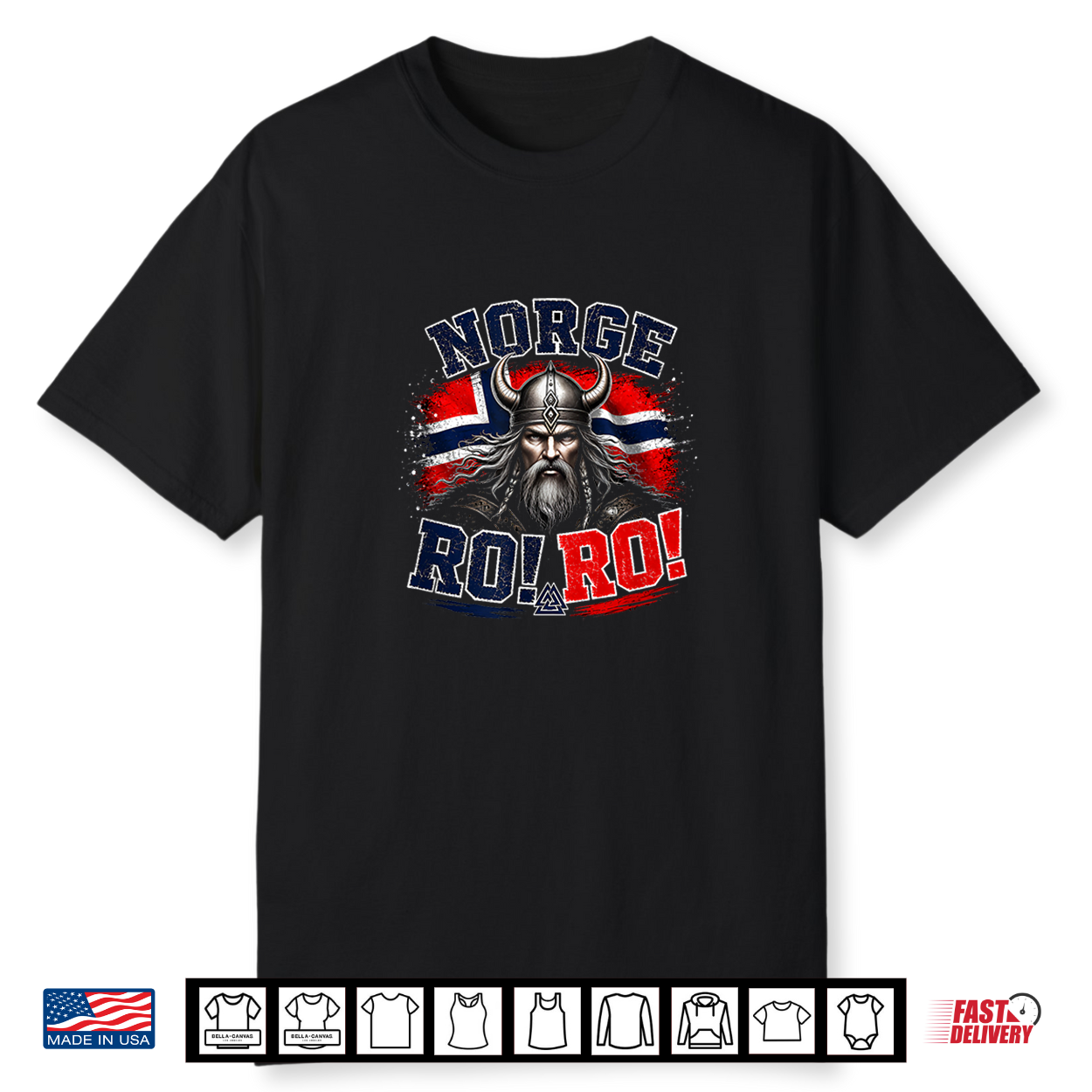 Norway Shirt With Vintage Norwegian Design For Norway Fans Shirt