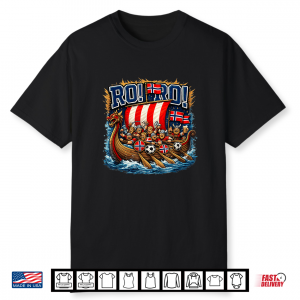 Ro Ro Norway Nordic Heritage Soccer Supporter Sports Roots Shirt