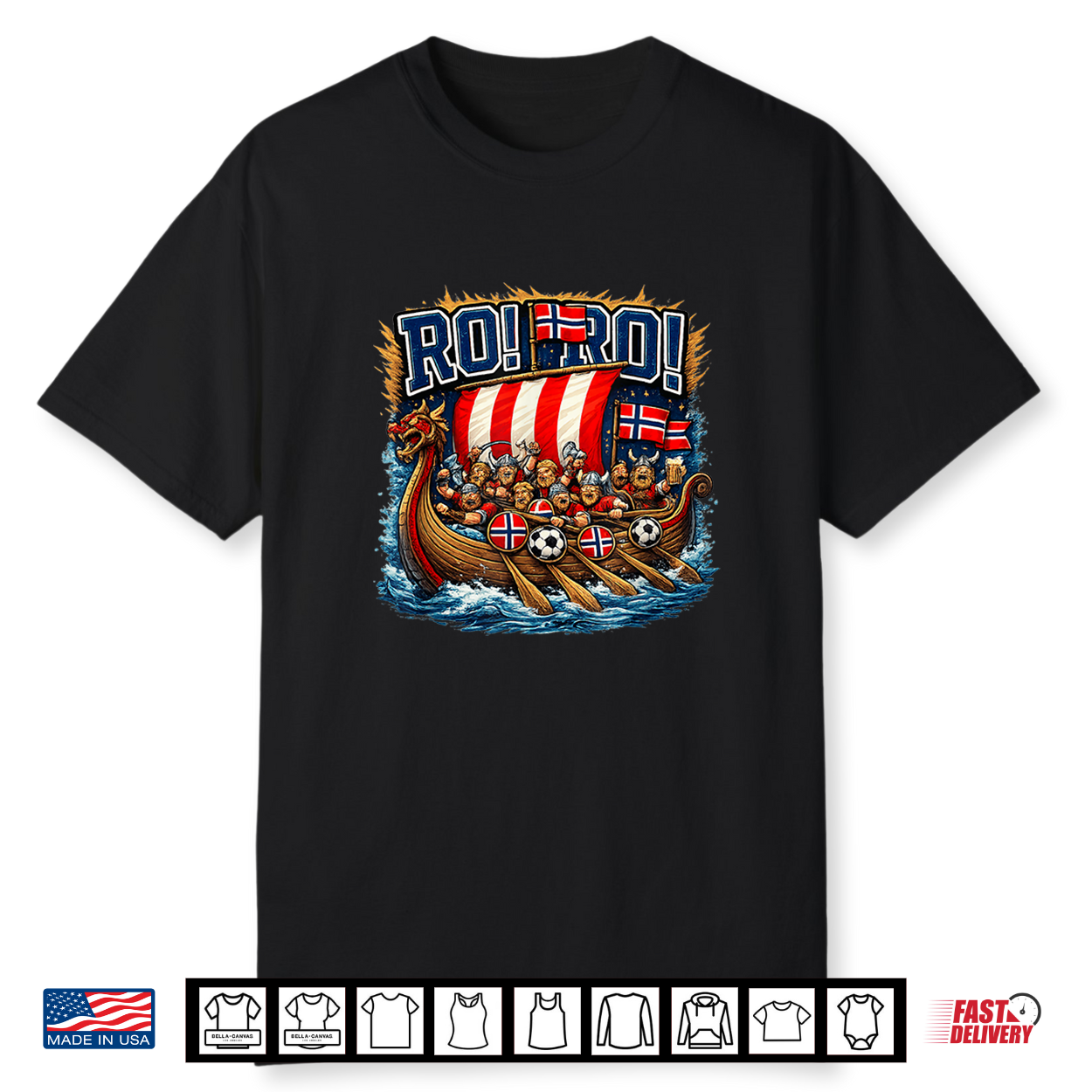 Ro Ro Norway Nordic Heritage Soccer Supporter Sports Roots Shirt Ro Ro Norway Nordic Heritage Soccer Supporter Sports Roots Shirt