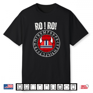 Ro Ro Norway Viking Ship Norwegian Soccer Football Fan Shirt