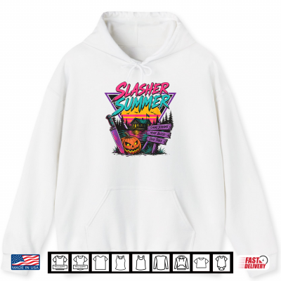 Vintage Summerween Slasher Summer Spooky Camp Halloween Cute Shirt 1 Hoodie Vintage Summerween Slasher Summer Spooky Camp Halloween Cute Shirt