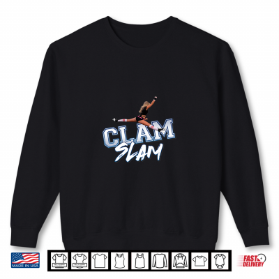Sweatshirt Clam Slam Splits Funny Quote Island Love Kenzie Twerk Dance Premium Tri Blend Shirt