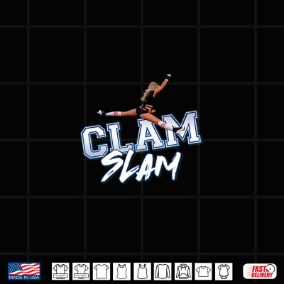 Design Clam Slam Splits Funny Quote Island Love Kenzie Twerk Dance Premium Tri Blend Shirt