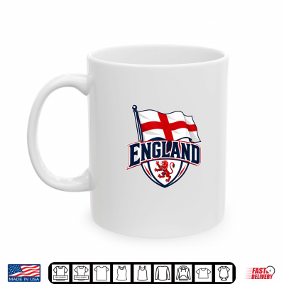 Mug England Shirt with English Flag Outfit for Men Women Kids Shirt