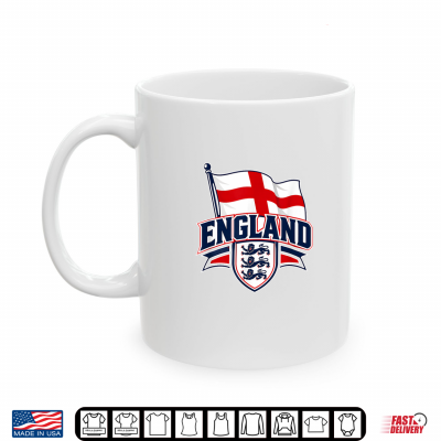 Mug England Flag Vintage Shirts for Men Women Kids Patriotic Shirt