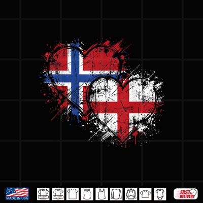 Half Norwegian Half English Flag Roots Vintage Pride Hearts Shirt 4 Design Half Norwegian Half English Flag Roots Vintage Pride Hearts Shirt