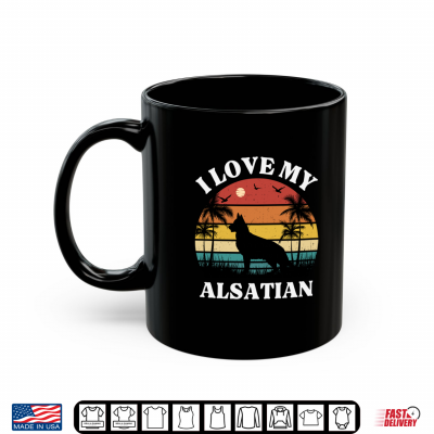 I Love My Alsatian Dog Lover Present Cute Alsatian Shirt 3 Mug I Love my Alsatian Dog Lover Present Cute Alsatian Shirt