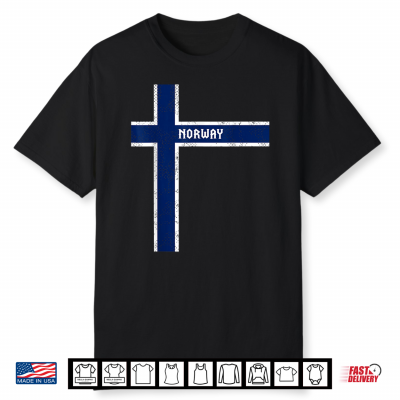 Norge Norway Flag Norwegian Nordic Men Women Girl Boy Kids Shirt