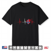 Norway Heart Norway Flag Heartbeat Ekg Pulse Norwegian Pride Shirt