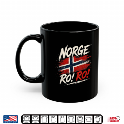 Mug Norge Ro Ro Norway Flag Norwegian Pride Football Supporter Shirt