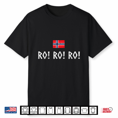 Norway Row Norge Row Norwegian Flag Viking Men Women Kids Shirt