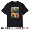 Raccoon Riding Shark Ocean Adventure Vintage Photobooth Meme Shirt