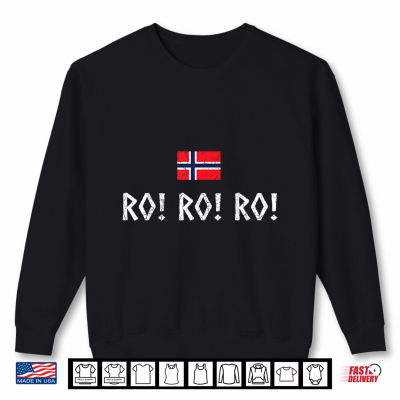Sweatshirt Norway Row Norge Row Norwegian Flag Viking Men Women Kids Shirt