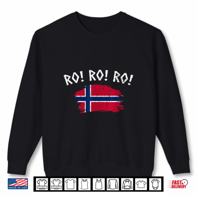Sweatshirt Norway Row Ro Norwegian Flag Men Women Kids Shirt