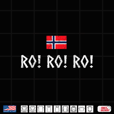 Design Norway Row Norge Row Norwegian Flag Viking Men Women Kids Shirt