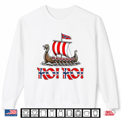 Sweatshirt Row Norway Norwegian Pride Men Women Kids Shirt