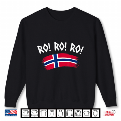 Sweatshirt Row Norway Norwegian Pride Shirt