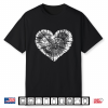 Tree Trunk Heart Tree Rings Heart Wood Grain Nature Lover Shirt