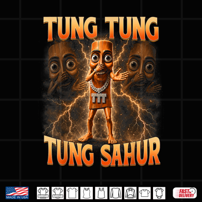 Design Tung Tung Tung Sahur is Calling Scuba Dance Meme for Kids Shirt
