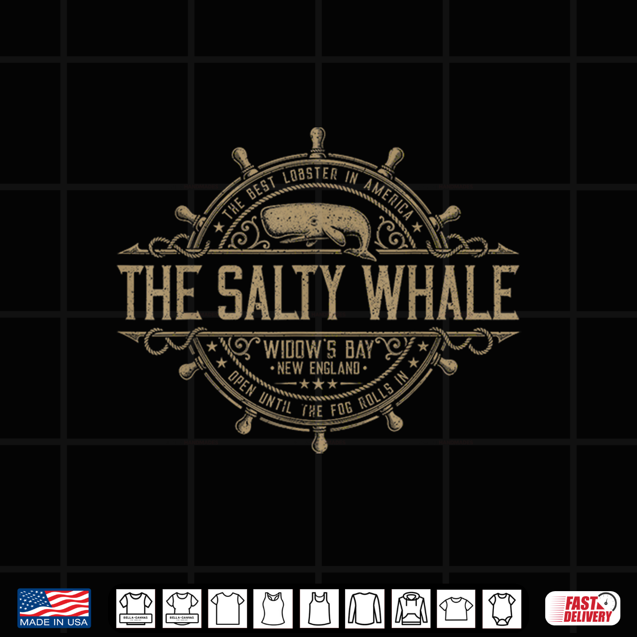 Funny The Salty Whale Vintage Nautical Harbor Widow’S Bay Shirt Funny The Salty Whale Vintage Nautical Harbor Widow’S Bay Shirt
