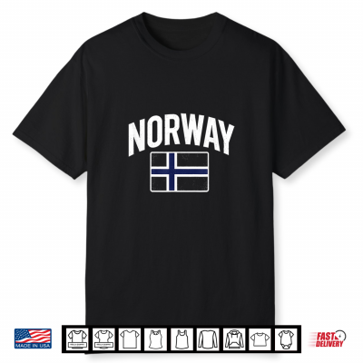 Norway Flag Colors Norwegian Viking Heritage Men Shirt Shirt