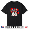 Norway Flag Norge Fan Cool White Dog Norwegian Pride Shirt