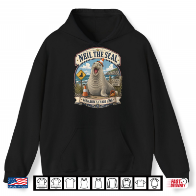 Hoodie Neil the Seal Graphic Shirt