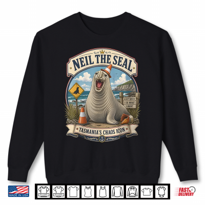 Sweatshirt Neil the Seal Graphic Shirt
