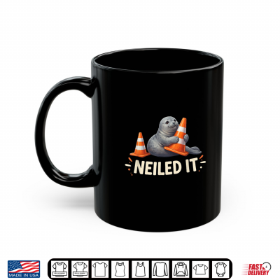 Mug Neil The Seal Neiled It Funny Elephant Tee Shirt